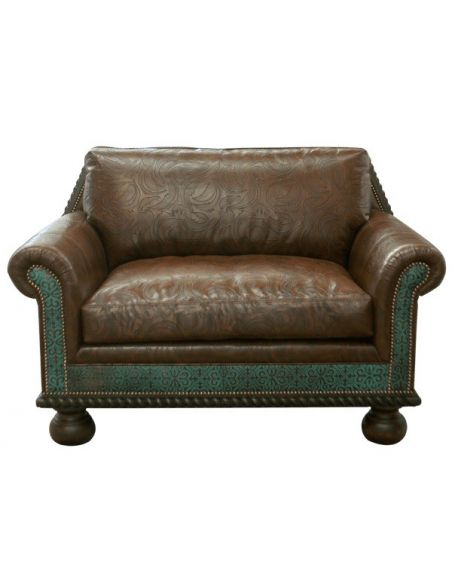 Beautifully Patterned River Bank Sofa from our handcrafted Wild West furniture collection. 7392