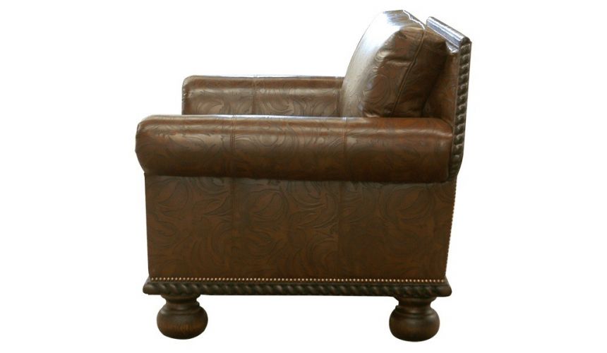 Western Furniture Beautifully Patterned River Bank Sofa from our handcrafted Wild West furniture collection. 7392