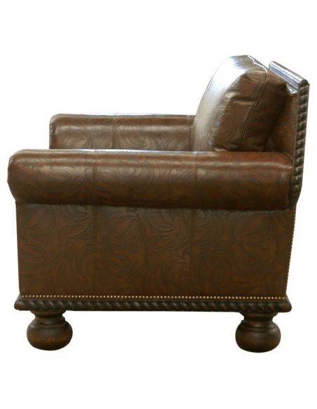 Western Furniture Beautifully Patterned River Bank Sofa from our handcrafted Wild West furniture collection. 7392