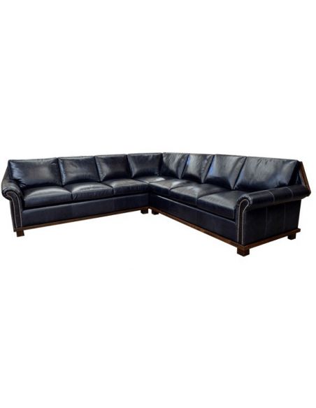 High End Black Stallion Sofa from our handcrafted Wild West furniture collection. 7394