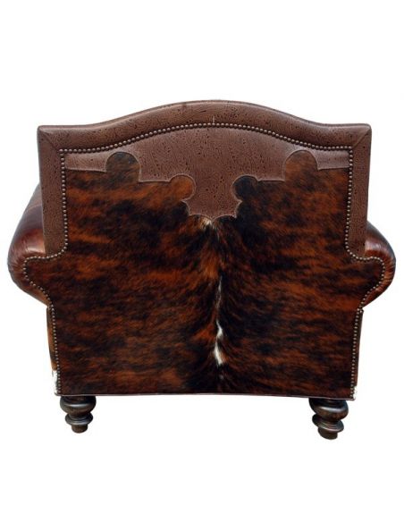 CHAIRS, Leather, Upholstered, Accent Acadia Armchair with Leather Upholstery from our handcrafted Wild West furniture collect...