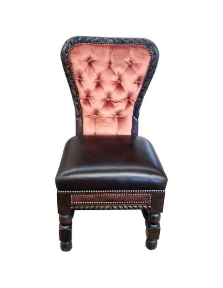 Luxurious Shadows of Sunrise Chair from our handcrafted Wild West furniture collection. 7413