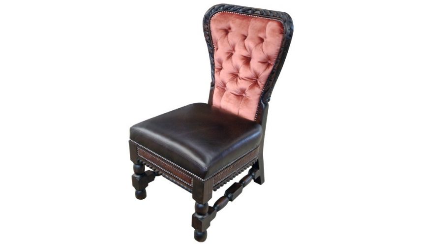 CHAIRS, Leather, Upholstered, Accent Luxurious Shadows of Sunrise Chair from our handcrafted Wild West furniture collection. ...