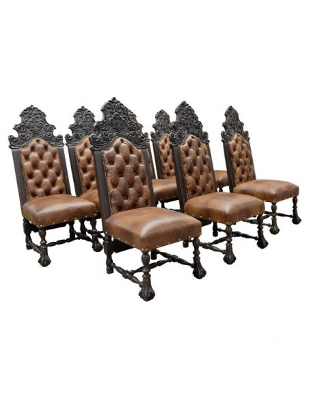 Dining Chairs Beautifully Detailed Desert Sands Chair from our handcrafted Wild West furniture collection. 7417