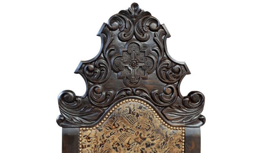 Dining Chairs Beautifully Detailed Desert Sands Chair from our handcrafted Wild West furniture collection. 7417