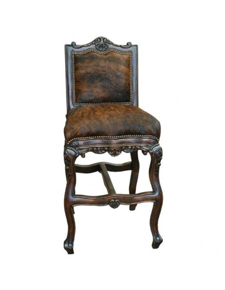 Gorgeous Stationary Bar Stool Valentino from our handcrafted Wild West furniture collection. 7418