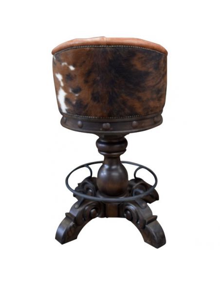 Unique Counter & Bar Stools Gorgeous Buttercup Horseshoe Bar Stool from our handcrafted Wild West furniture collection. 7420