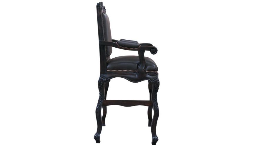 Unique Counter & Bar Stools Elegant Phantom of the West Bar Stool from our handcrafted Wild West furniture collection. 7422