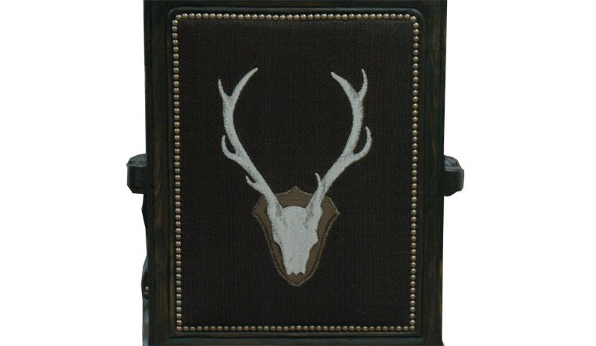Unique Counter & Bar Stools Elegant Phantom of the West Bar Stool from our handcrafted Wild West furniture collection. 7422