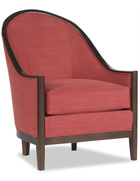 Red Curved Back Chair