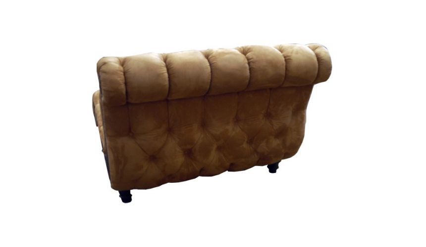 SETTEES, CHAISE, BENCHES Elegant Golden Sunset Chaise Lounge from our handcrafted Wild West furniture collection. 7427