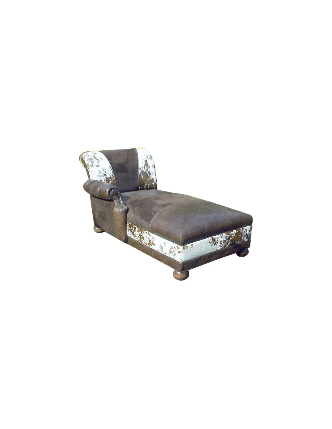 Patterned chaise best sale