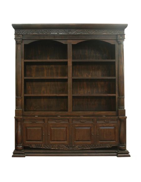 Dolores Wide Solid Bookcase from our hand crafted Wild West furniture collection. 7432