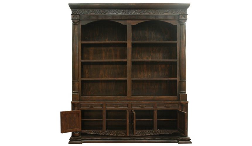 Bookcases Dolores Wide Solid Bookcase from our hand crafted Wild West furniture collection. 7432