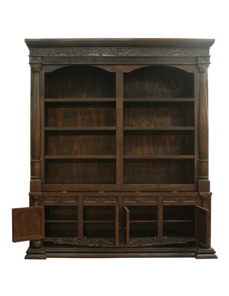Bookcases Dolores Wide Solid Bookcase from our hand crafted Wild West furniture collection. 7432