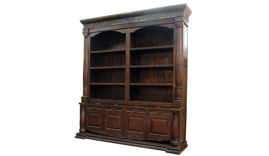 Bookcases Dolores Wide Solid Bookcase from our hand crafted Wild West furniture collection. 7432