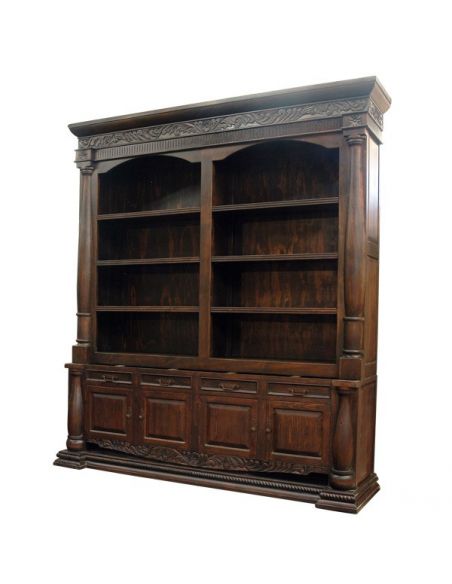 Bookcases Dolores Wide Solid Bookcase from our hand crafted Wild West furniture collection. 7432