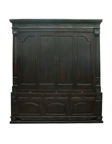 High End Desert Night Wide Solid Bookcase from our hand crafted Wild West furniture collection. 7434