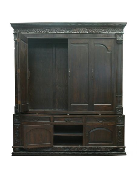 Bookcases High End Desert Night Wide Solid Bookcase from our hand crafted Wild West furniture collection. 7434