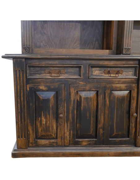 Bookcases Classical Stallion Bureau Bookcase from our hand crafted Wild West furniture collection. 7435