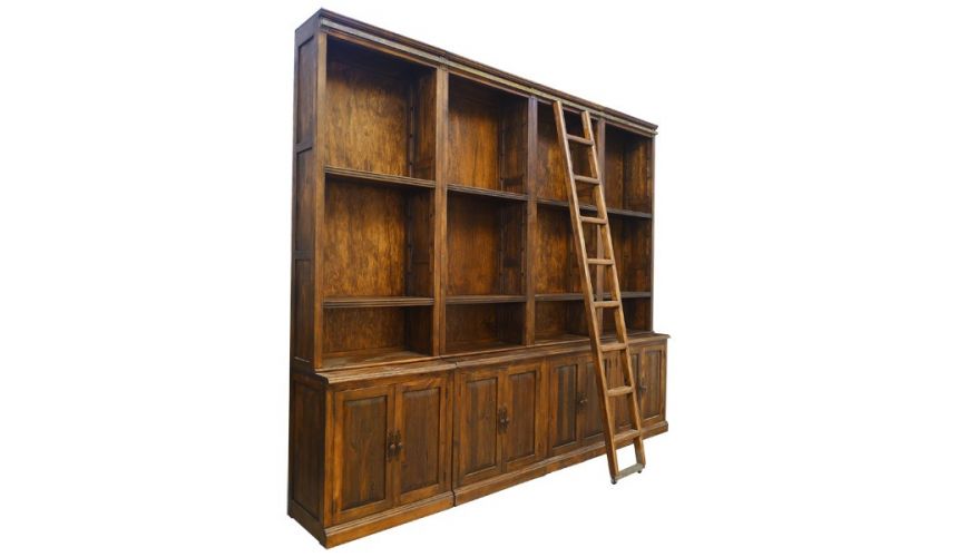Bookcases Deluxe Pinto Customizable Book Case from our hand crafted Wild West furniture collection. 7436