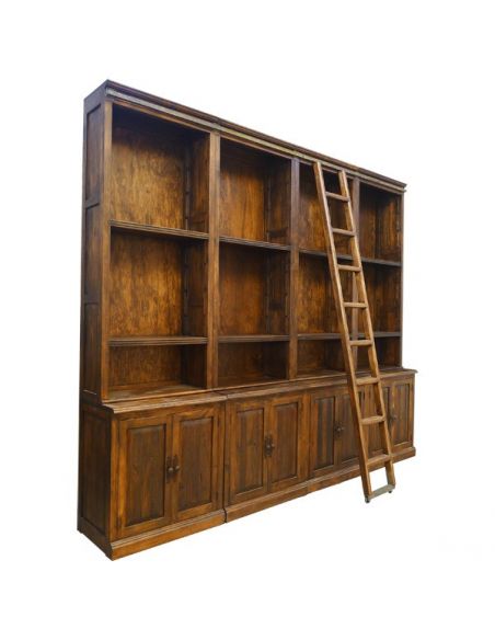 Bookcases Deluxe Pinto Customizable Book Case from our hand crafted Wild West furniture collection. 7436