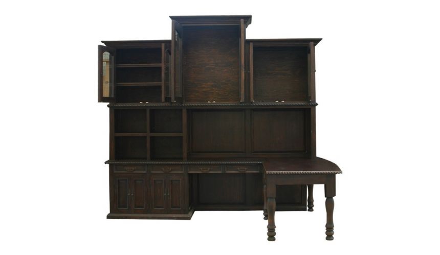 Bookcases Classically Rustic Mocha Bookshelf Adan from our handcrafted Wild West furniture collection. 7437