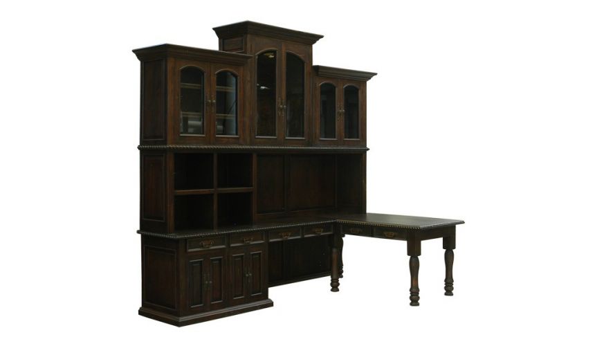 Bookcases Classically Rustic Mocha Bookshelf Adan from our handcrafted Wild West furniture collection. 7437