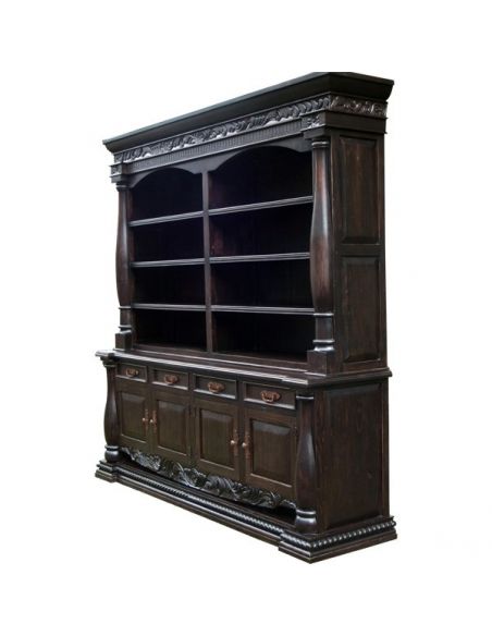 Bookcases Elegant Mocha Bookshelf Adriano from our handcrafted Wild West furniture collection. 7438