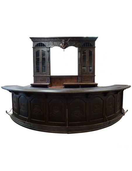 High End Western Styled Bar Lorenzo from our handcrafted Wild West furniture collection. 7439