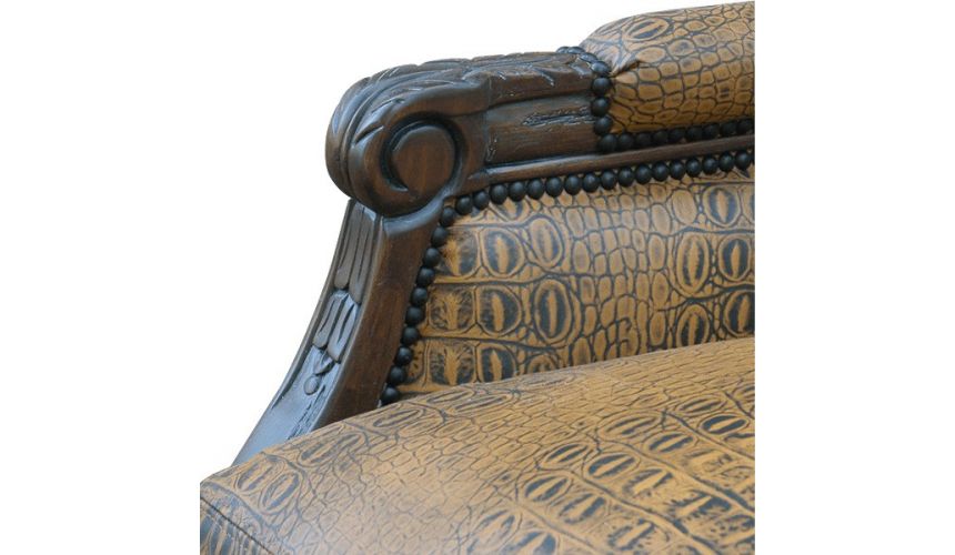 SETTEES, CHAISE, BENCHES Luxurious Mariano Western Settee from our handcrafted Wild West furniture collection. 7444