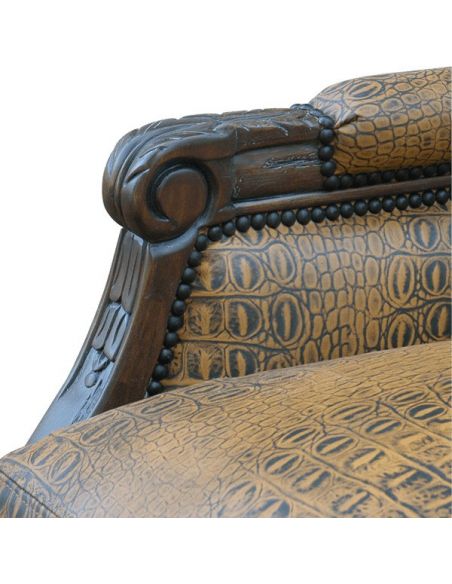 SETTEES, CHAISE, BENCHES Luxurious Mariano Western Settee from our handcrafted Wild West furniture collection. 7444