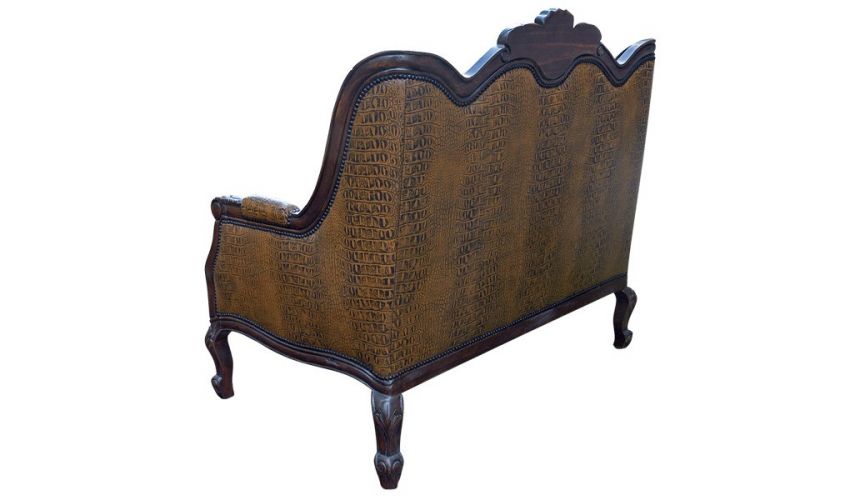 SETTEES, CHAISE, BENCHES Luxurious Mariano Western Settee from our handcrafted Wild West furniture collection. 7444