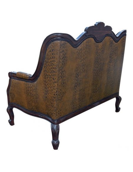 SETTEES, CHAISE, BENCHES Luxurious Mariano Western Settee from our handcrafted Wild West furniture collection. 7444