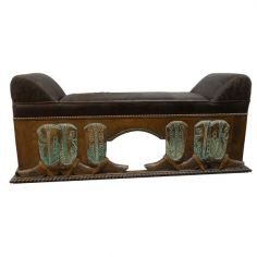SETTEES, CHAISE, BENCHES High End J.Kurczyn Designed Bench Vidal from our handcrafted Wild West furniture collection.7453