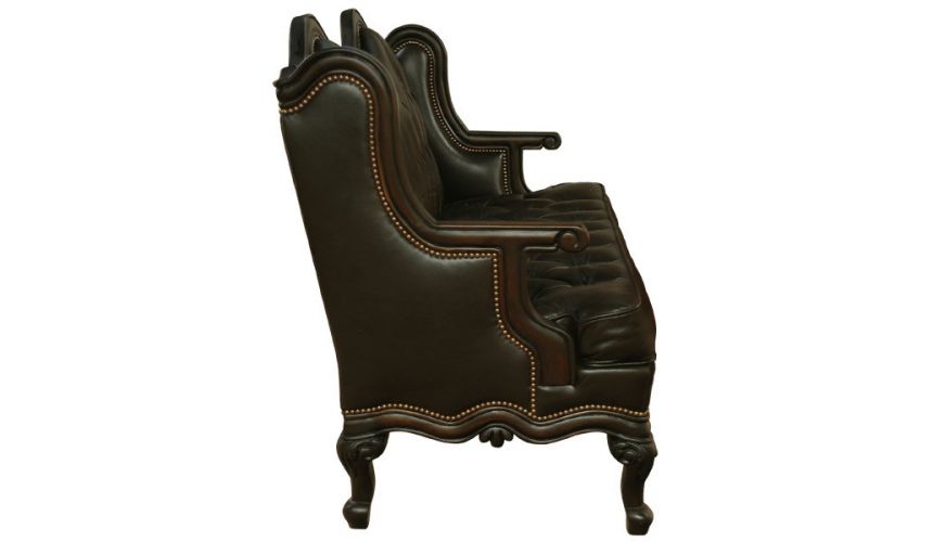 Western Furniture Deluxe Shadow Stallion Sofa from our handcrafted Wild West furniture collection. 7455