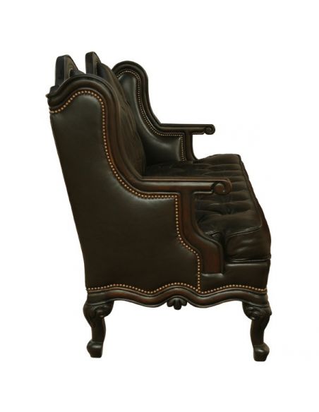 Western Furniture Deluxe Shadow Stallion Sofa from our handcrafted Wild West furniture collection. 7455