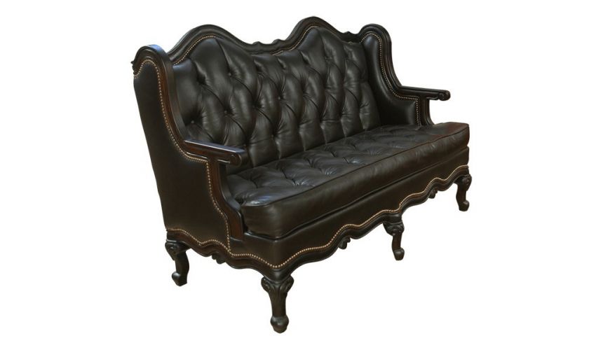 Western Furniture Deluxe Shadow Stallion Sofa from our handcrafted Wild West furniture collection. 7455