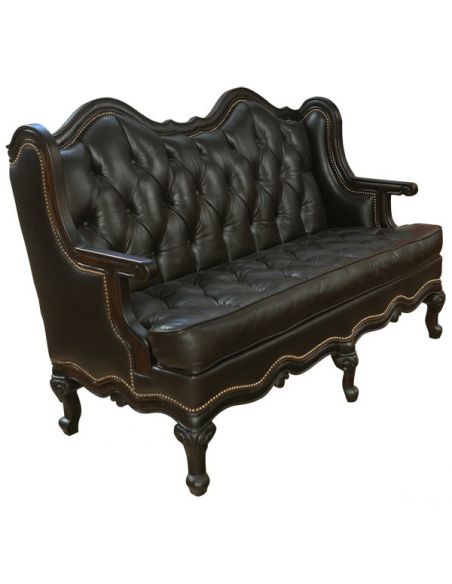 Western Furniture Deluxe Shadow Stallion Sofa from our handcrafted Wild West furniture collection. 7455