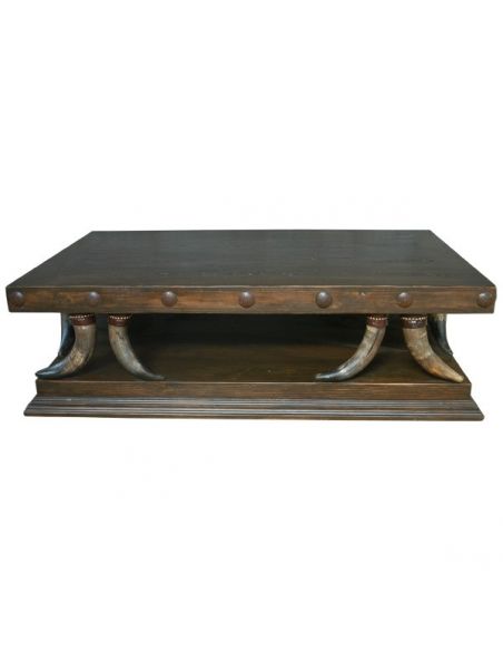 High End Rustic Western Table Renato from our handcrafted Wild West furniture collection. 7459
