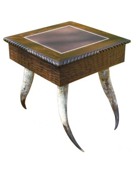 Luxurious Western Style Table Paquito Alonzo from our handcrafted Wild West furniture collection. 7460