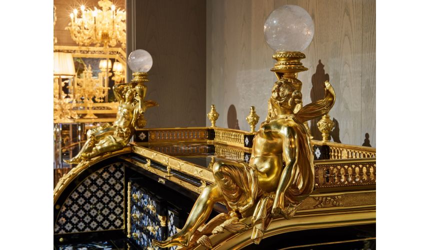 Furniture Masterpieces Artist Rendition of Nature Inlaid Drop Front Desk from our furniture showpiece collection. 7317
