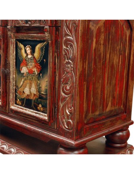 Console & Sofa Tables Luxurious Abhirati Custom Built Credenza from our handcrafted Wild West furniture collection. 7466