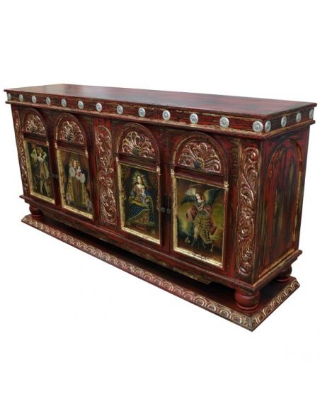 Console & Sofa Tables Luxurious Sierra Custom Built Credenza from our handcrafted Wild West furniture collection. 7467
