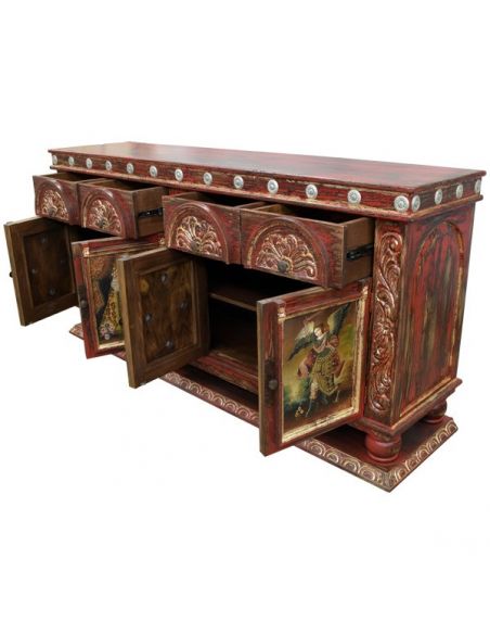 Console & Sofa Tables Luxurious Sierra Custom Built Credenza from our handcrafted Wild West furniture collection. 7467