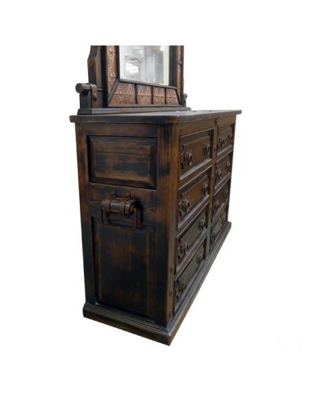 Dressing Vanities & Furnishings Western Rustic Styled Octavio Dresser from our handcrafted Wild West furniture collection. 7473