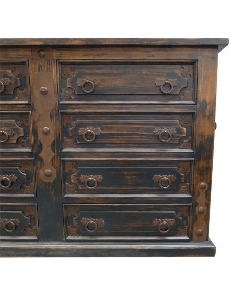 Dressing Vanities & Furnishings Western Rustic Styled Octavio Dresser from our handcrafted Wild West furniture collection. 7473