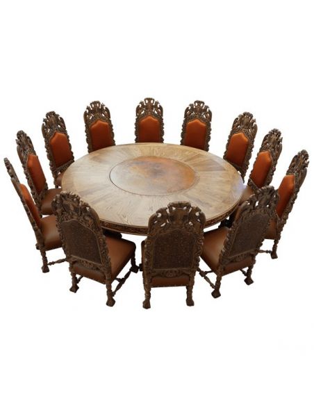 Luxurious Desert Sunrise Dining Table from our handcrafted Wild West furniture collection. 7477