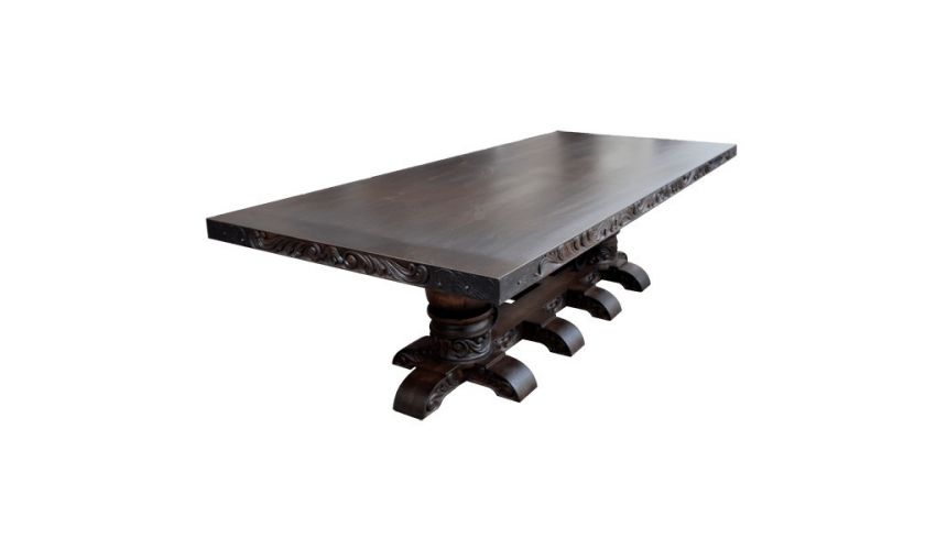 Dining Tables High End Rustic In the Shadows Dining Set from our handcrafted Wild West furniture collection. 7478