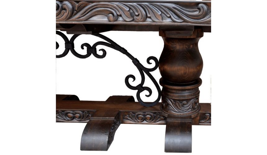 Dining Tables High End Rustic In the Shadows Dining Set from our handcrafted Wild West furniture collection. 7478